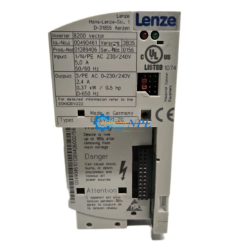 E82EV371-2C | Lenze | Frequency Inverter, 5A ,1 Phase, 230/240VAC